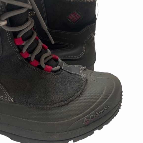 Columbia Women Teen Youth Omni-heat BY1291‑022 Winter Boots Size 7 - Gray - Picture 3 of 16